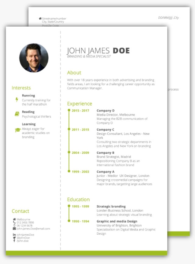 CV Template 6