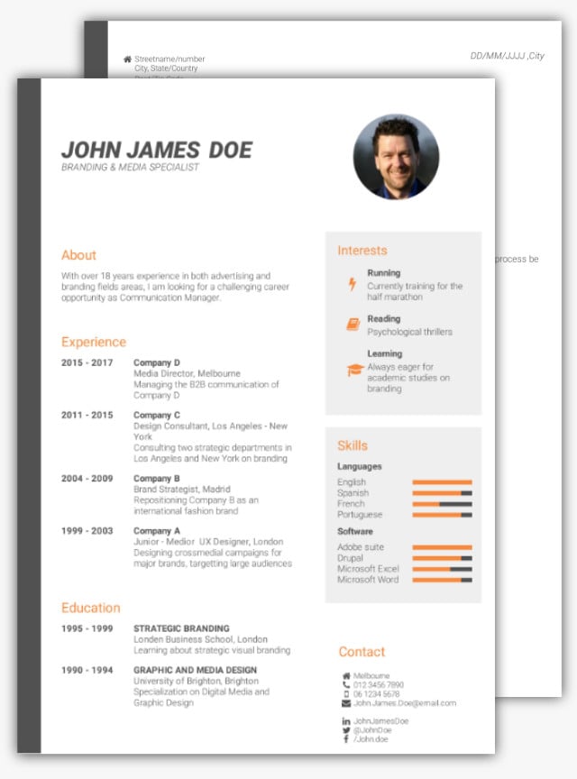 CV Template 7