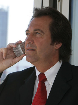 businessman call mobile