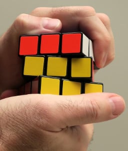 Show the recruiter that you are intelligent by using a problem solving personal interest rubik’s cube