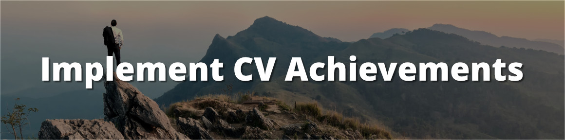 Make your CV way more powerful using facts. Implement CV achievements