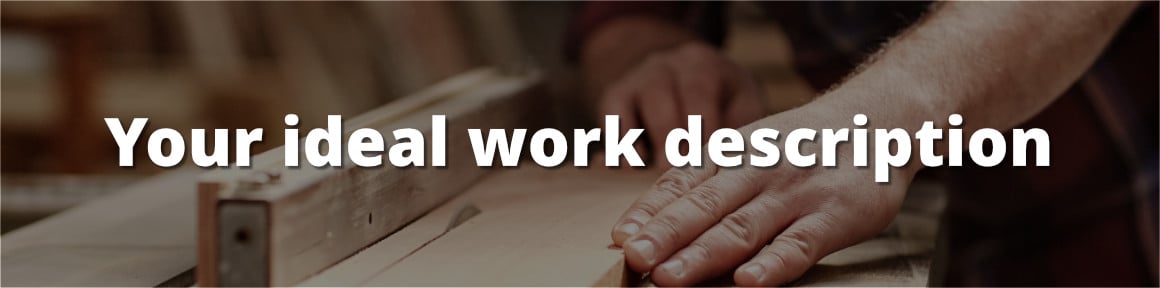 Avoid empty responsibilities in your job descriptions; use hard achievements instead. How to write your ideal work description